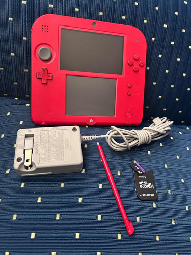 Nintendo 2ds Con Juegos Rojo Completo 16gb