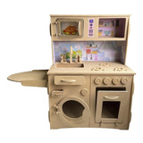  Cocinita Infantil Minichef Moderna Ch Madera Fibrofacil 