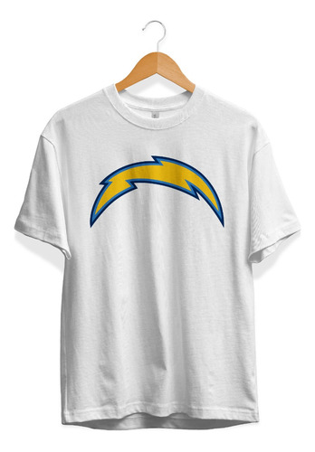 Remera Futbol Americano Nfl Los Angeles Chargers Blanca