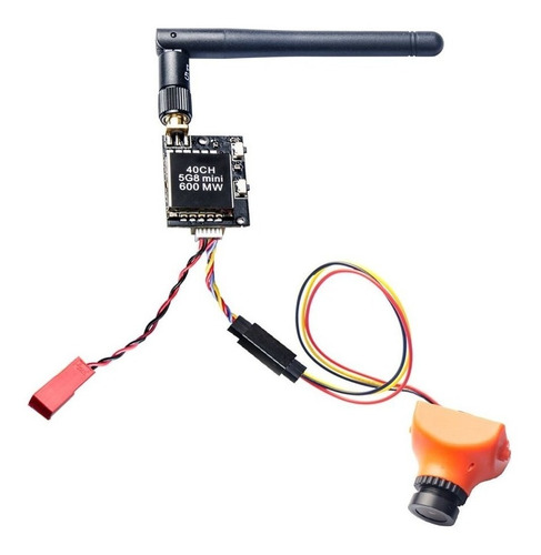 Transmisor Fpv  Kc02 40ch 600mw Fpv Con 600tvl 2.8mm  Ftr