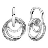 Brinco De Argola Family Always Encircled Hoops Pandora