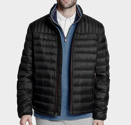 Chamarra Tommy Hilfiger Quilted Puffer Ligera Empacable