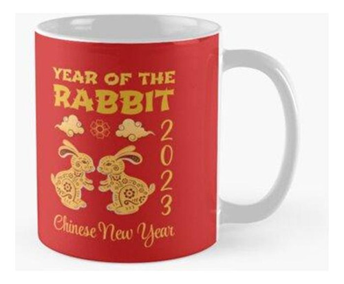 Taza Año Nuevo Chino 2023 Zodiaco Conejo Año Nuevo Lunar Cal