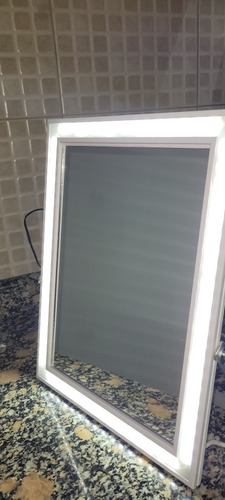 Espejo Para Maquillaje Luz Led De 30x40 Cm Ledshine Slim S2