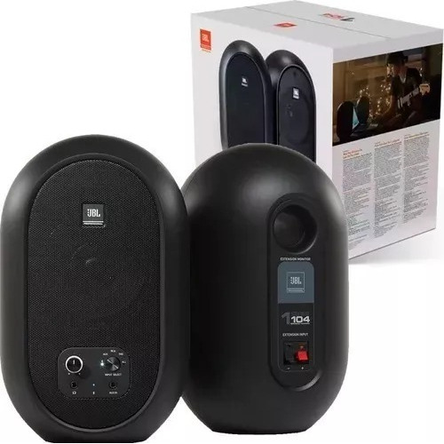 Monitor De Referência Jbl 104bt Par Com Bluetooth Preto