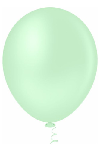 Balão Bexiga Candy Color 9 Polegadas Tom Pastel Arco Bebê Cor Verde Candy