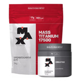 Combo Hipercalórico Mass 3kg + Creatina 300g - Max Titanium