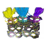 15 Antifaces Led Luminoso Fluo Combo Cotillon Mascara Fiesta