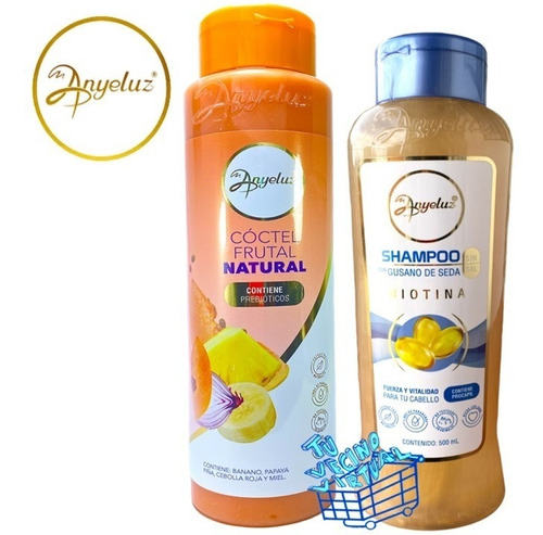Shampoo Seda Anyeluz + Coctel F - mL a $76