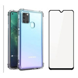 Pack Carcasa Para Samsung A32 5g Transparent + Lamina Vidrio