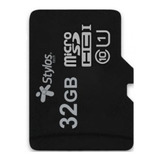 Kit 10 Memoria Micro Sd Stylos Stms323b S 32gb Adaptador 