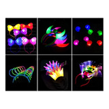 Combo 18 Vinchas Luminosas Cotillon  Led Neon Luminosas