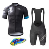 Conjunto De Ciclismo Northwave  Calza C/gel  Yellow Black