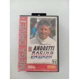 Cartucho Andretti Racing Mega Drive Tectoy Ótimo Estado