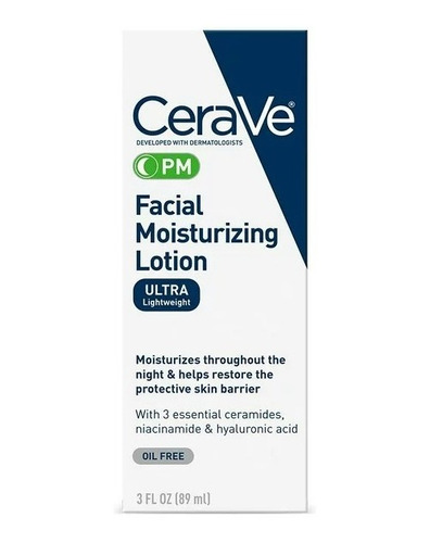 Cerave Loción Hidratante Facial Pm Ultra Ligero Americano