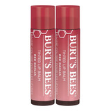 Bálsamo Labial Tintado Natural Burt's Bees, Rojo (red