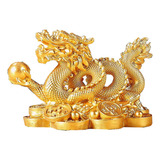 Estatua De Dragón Chino Feng Shui 8 Cm, Figura Decorativa