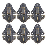 Cerradura Vintage Hasp Lock Para Muebles, Anticuada, 10 Unid