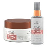 Kit Ecosmetics Color Glam Blond Máscara 220ml, Oil 60ml