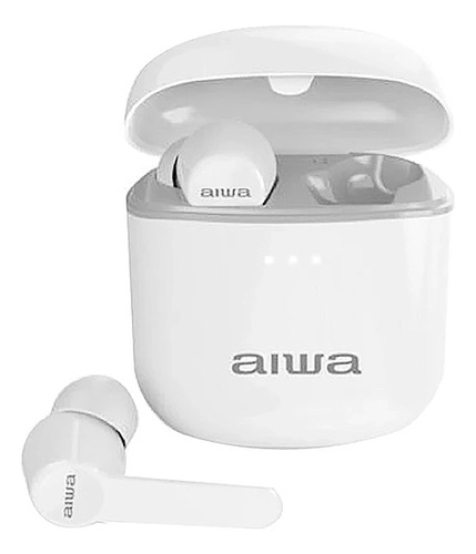 Audifonos Inalambricos Aiwa Aw8r  Earbuds Bt V5.0 Blanco