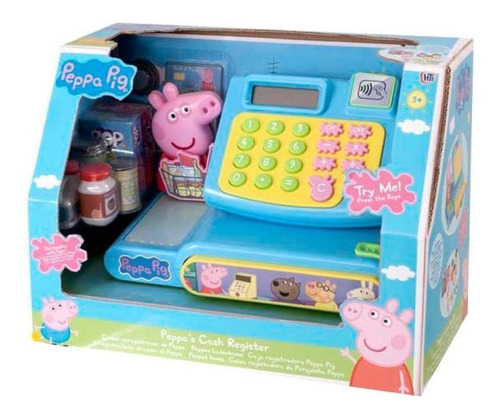 Caja Registradora Juguete Peppa Pig Con Sonido Y Accesorios