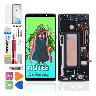 Okbichi Incell Pantalla Para Samsung Note8 Con Macro Sm-n950f, Sm-n950u, Sm-n9500, Sm-n950u1, Sm-n950n, Sm-n950w, Sc-01k, Sm-n950fd | Meses sin interés