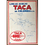 Taca Líneas Aéreas Antiguo Aviso Publicitario De 1945