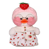 Pato, Ácido Hialurónico, Peluche Color Strawberry Hair Band Strawberry Skirt Strawberry Bag Glasses