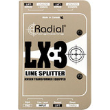 Divisor De Línea Pasivo De 3 Canales Lx-3 De Radial