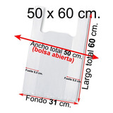 Bolsas  Camiseta - 50x60 - 100 Uds. - Como Las Del Super