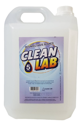 Desinfectante Blanco X 5 Lts Pack X 3 Un. 