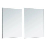 Kit 2 Espelhos 40x60 Decorativo Banheiro/sala/salao 