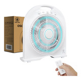  Ventilador De Piso Portátil 4 Velocidades Control Remoto