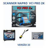 Scanner Napro Vci Pro + Cabo Fiat + Cabo Alimentação