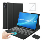 Funda Con Teclado Táctil Mouse Para Xiaomi Redmi Pad Se 11''