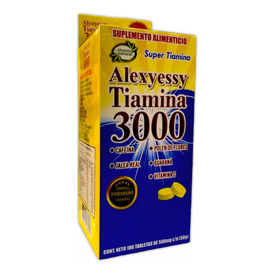 Tiamina 300 100 Tabletas Alexyessy Natural | Envío gratis