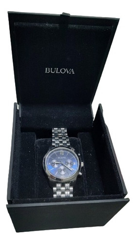 Relógio Social Masculino Bulova Aço Prata Wb22382f Original