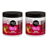 Gelatina Capilar Salon Line 550g Todecacho Ricino - 2un