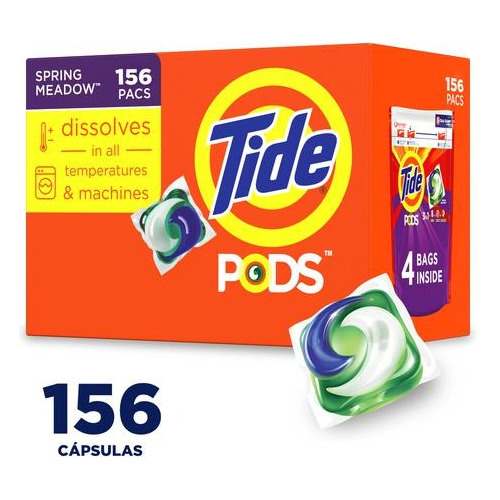 Detergente Tide Pods X  156 Und - L a $204900