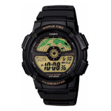 Reloj Casio Ae-1100w-1b Crono Alarma Sumergible Local