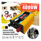 Inversor De Coche Digital Inteligente De 2 Salidas De 4000 W