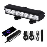 Kit Faros Bicicleta 3000 Lúmenes Led Usb