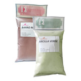 Kit Mascarilla Arcilla Verde + Arcilla Roja 1 Kl