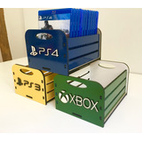 Kit 3 Porta Jogos, Caixa, Case P/ Games - Ps4 Xbox Ps3