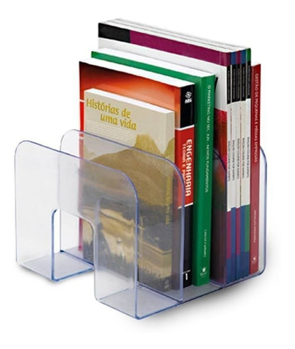 Livros Porta Waleu Standard 800 Organizador - Cristal