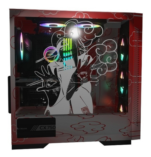 Gabinete Pc Gamer Custom-art Akatsuki Dbc.