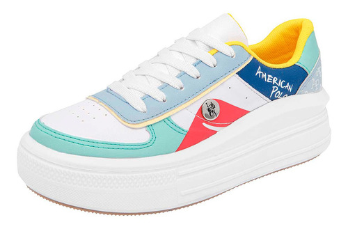 Tenis Mujer American Polo Blanco 116-297