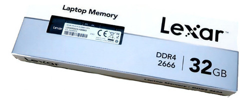 Memoria Lexar 32gb Ddr4 2666mhz Notebook Ld4as032g-r2666u