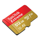 Sandisk Extreme Memoria Micro Sd 512gb 4k 160 Mb/s Clase 10 