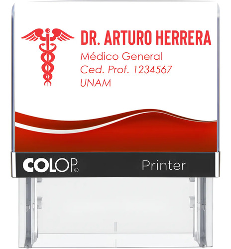 Sellos Personalizados Doctores Médicos Enfermeros 2.3x5.9 Cm